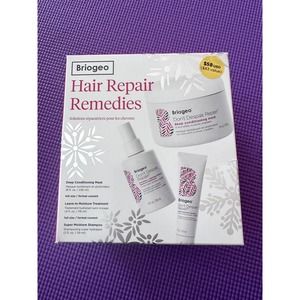 Briogeo $83 Value Hair Repair Remedies Set NEW: mask, treatment, shampoo